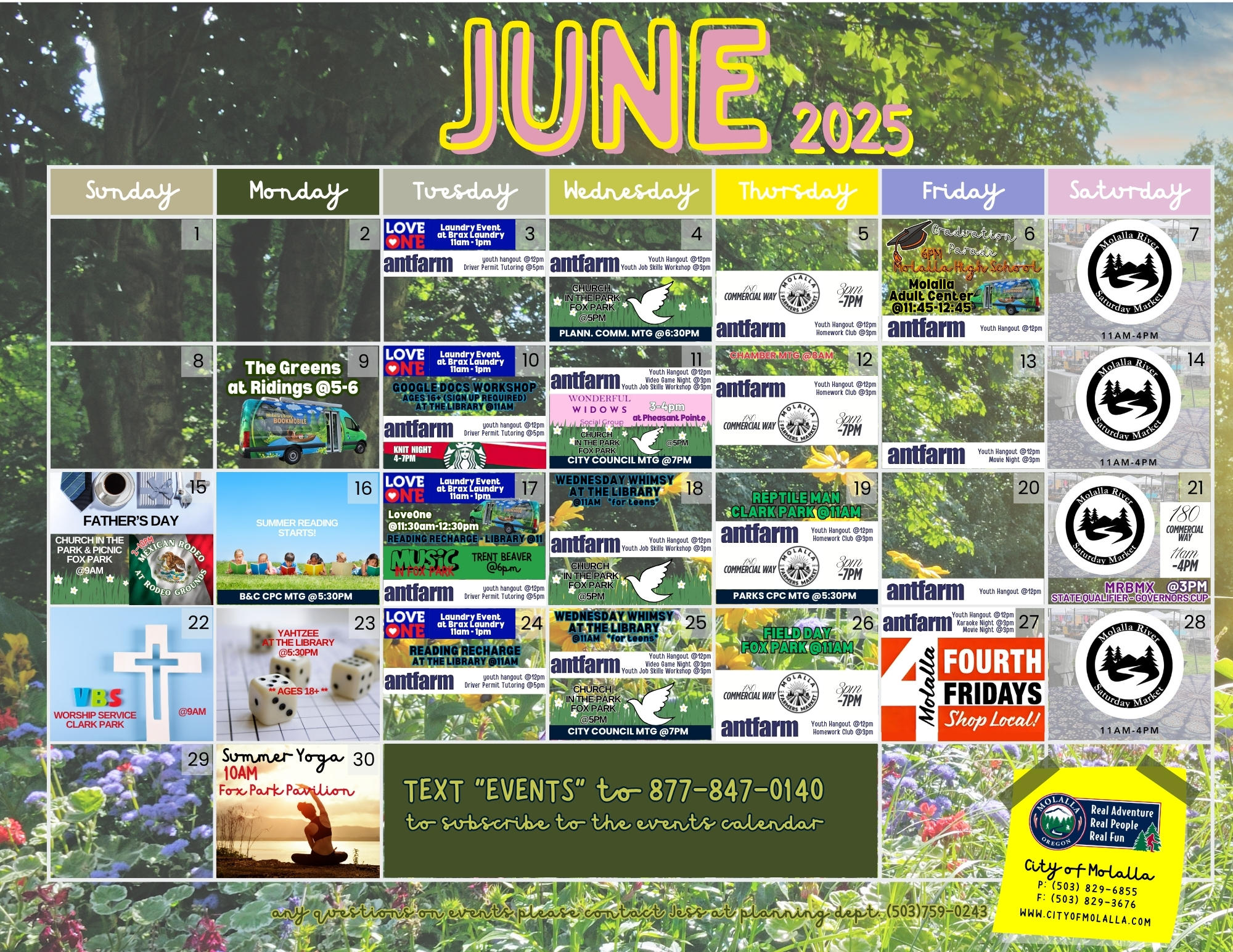 Full-Size Events Calendar