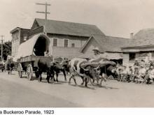 Photo: Molalla Busheroo Parade, 1923