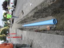 Installing a new waterline