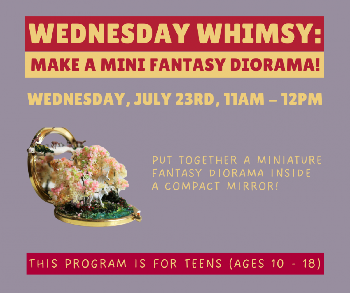 Make a mini fantasy diorama poster
