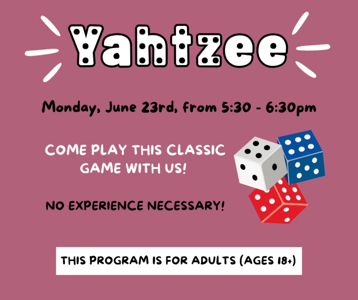 Yahtzee poster